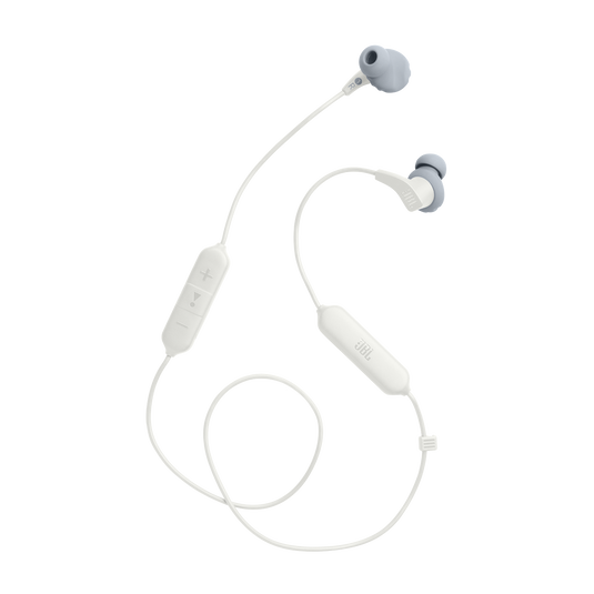 JBL Endurance Run 2 Wireless - White - Waterproof Wireless In-Ear Sport Headphones - Detailshot 4 image number null